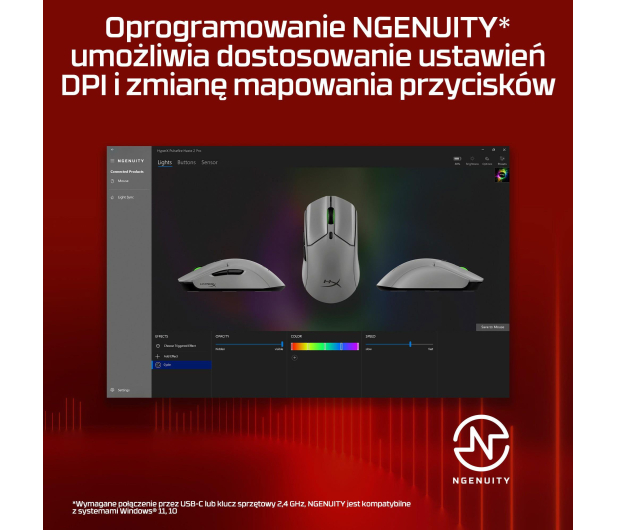 HyperX Pulsefire Haste 2 Pro - 1507090 - zdjęcie 7
